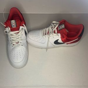 Nike Air Force 1 07' LV8 NBA Red SATIN retro